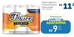 Agafarma Papel higiênico florax premium folha dupla oferta