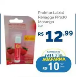 Agafarma Protetor labial renagge fps30 morango oferta