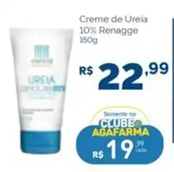 Agafarma Creme de Ureia 10% Renagge oferta