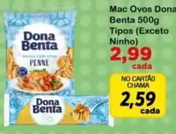 Chama Supermercados Mac Ovos Dona Benta oferta