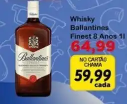 Chama Supermercados Whisky Ballantines Finest 8 Anos 1l oferta