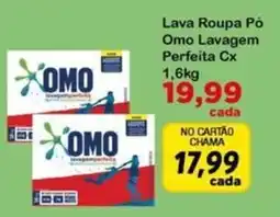 Chama Supermercados Lava Roupa Pó Omo Lavagem Perfeita Cx oferta