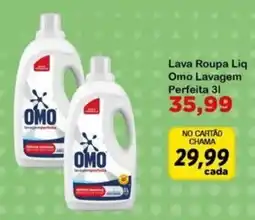 Chama Supermercados Lava Roupa Liq Omo Lavagem Perfeita 3l oferta