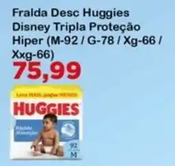Chama Supermercados Fralda desc huggies disney tripla proteção oferta