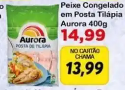 Chama Supermercados Peixe congelado em posta tilápia oferta