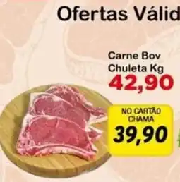 Chama Supermercados Carne Bov Chuleta Kg oferta
