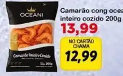 Chama Supermercados Camarão inteiro cozido oferta