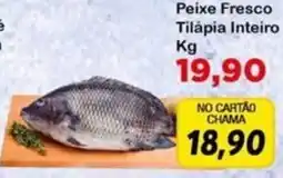 Chama Supermercados Peixe Fresco Tilápia Inteiro oferta