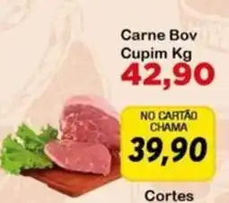 Chama Supermercados Carne Bov Cupim Kg oferta