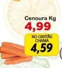Chama Supermercados Cenoura Kg oferta