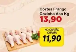 Chama Supermercados Cortes Frango Coxinha Asa Kg oferta