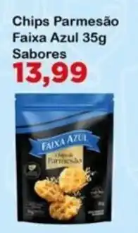 Chama Supermercados Chips Parmesão Faixa Azul oferta