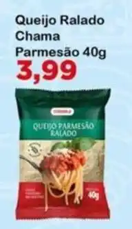 Chama Supermercados Queijo Ralado Chama Parmesão oferta