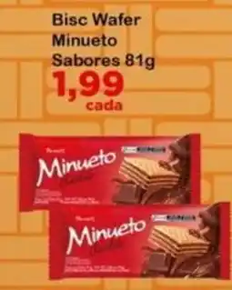 Chama Supermercados Bisc Wafer Minueto Sabores oferta
