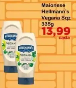 Chama Supermercados Maionese hellmann's vegana sqz oferta