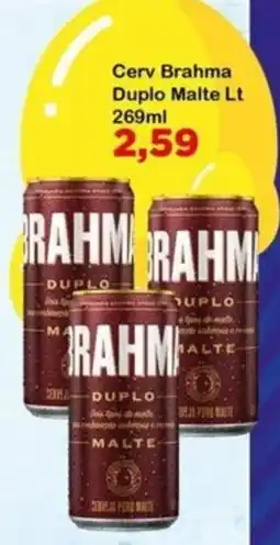 Chama Supermercados Cerv brahma duplo malte lt oferta