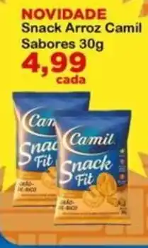 Chama Supermercados Snack Arroz Camil oferta