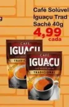 Chama Supermercados Café Solúvel Iguacu Tradicional oferta