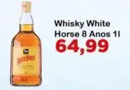 Chama Supermercados Whisky White Horse 8 Anos oferta