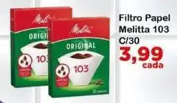 Chama Supermercados Filtro papel melitta 103 oferta