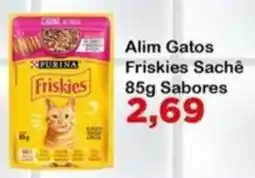 Chama Supermercados Alim Gatos Friskies Sachê oferta
