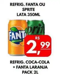 ServBem refrig. fanta ou sprite lata 350ml oferta