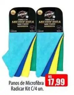 Proença Supermercados Panos de Microfibra Radicar Kit C/4 un. oferta