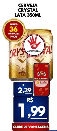 ServBem Cerveja crystal oferta