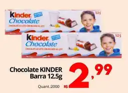 Althoff Supermercados Chocolate kinder oferta
