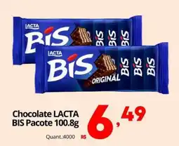 Althoff Supermercados Chocolate lacta bis pacote oferta