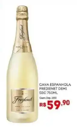 Bistek Supermercados Cava espanhola freixenet demi sec oferta
