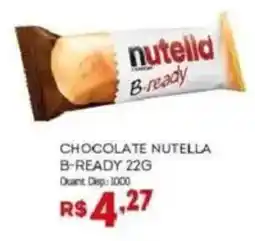 Bistek Supermercados Chocolate nutella b-ready oferta