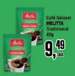Redeconomia Café Solúvel Melitta Tradicional oferta