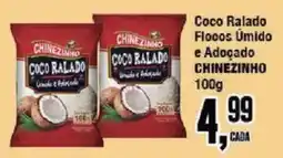 Redeconomia Coco ralado flocos úmido e adoçado chinezinho oferta