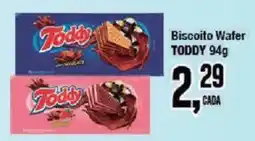 Redeconomia Biscoito Wafer Toddy oferta