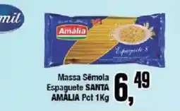 Redeconomia Massa Sêmola Espaguete SANTA AMALIA oferta