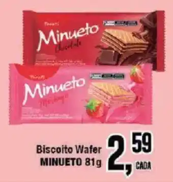 Redeconomia Biscoito Wafer Minueto oferta