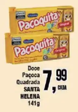 Redeconomia Doce Paçoca Quadrada Santa Helena oferta