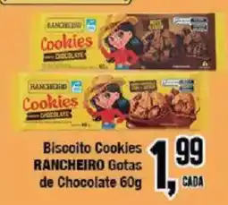 Redeconomia Biscoito Cookies Rancheiro Gotas de Chocolate oferta