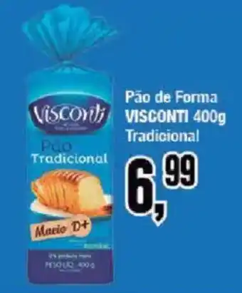 Redeconomia Pão de Forma Visconti Tradicional oferta