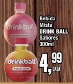 Redeconomia Bebida mista drink ball sabores oferta