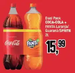 Redeconomia Dual Pack Coca-Cola + Fanta Laranja/ Guaraná/Sprite oferta