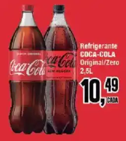 Redeconomia Refrigerante coca-cola original/zero oferta