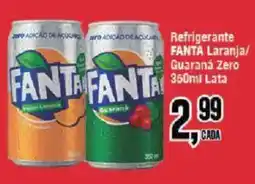 Redeconomia Refrigerante Fanta Laranja/ Guaraná Zero oferta