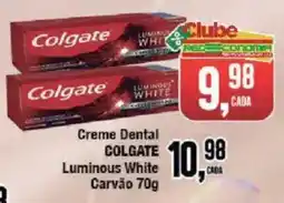 Redeconomia Creme Dental Colgate Luminous White Carvão oferta