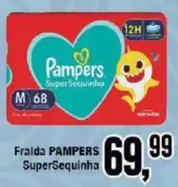 Redeconomia Fralda pampers supersequinha oferta