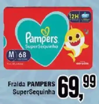 Redeconomia Fralda pampers supersequinha oferta