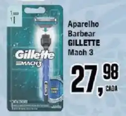 Redeconomia Aparelho barbear gillette mach 3 oferta