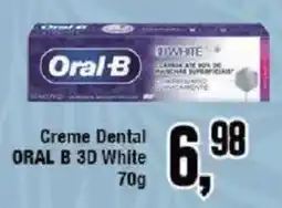 Redeconomia Creme Dental Oral B 3D White oferta