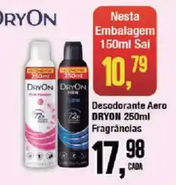 Redeconomia Desodorante Aero Dryon 250ml Fragrâncias oferta